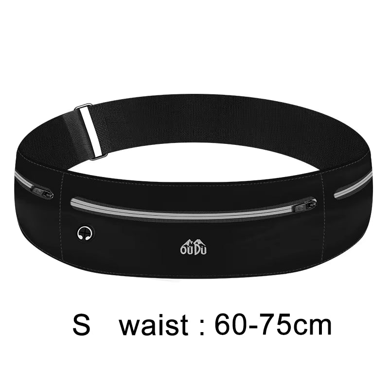 Running Belt Waist Bag for Mobile Phone Women Men Sport Fanny Pack Cell Phone Pouch Waterproof Jogging Gym