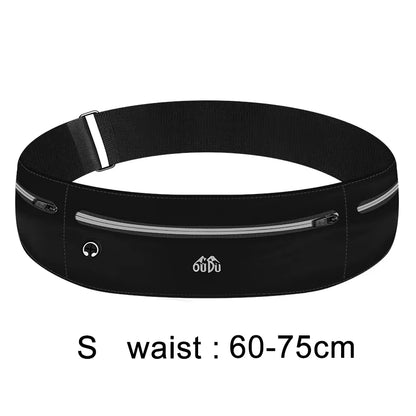 Running Belt Waist Bag for Mobile Phone Women Men Sport Fanny Pack Cell Phone Pouch Waterproof Jogging Gym