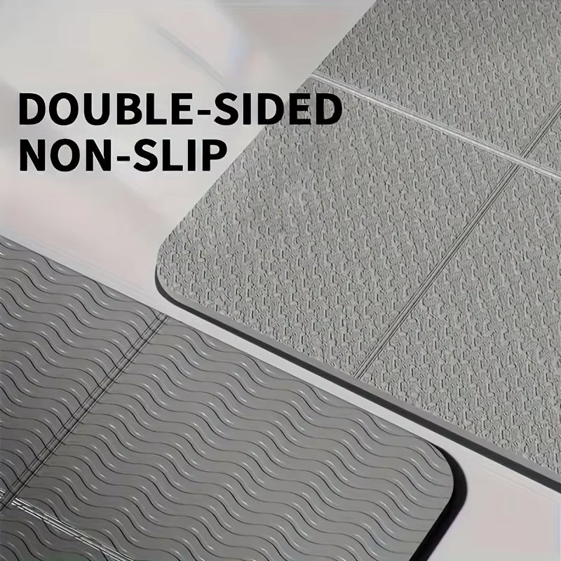 Foldable Non-Slip TPE Yoga Mat – Lightweight Waterproof Exercise Mat