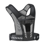 Reflective Running Vest Backpack for safe and organized storage during jogging and outdoor activities.