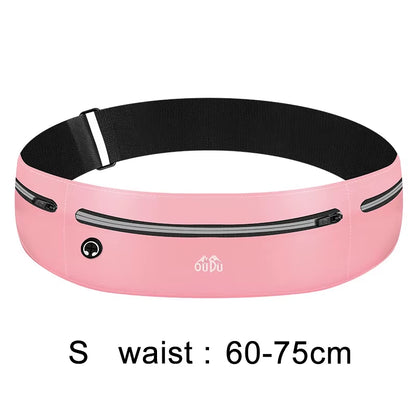Running Belt Waist Bag for Mobile Phone Women Men Sport Fanny Pack Cell Phone Pouch Waterproof Jogging Gym