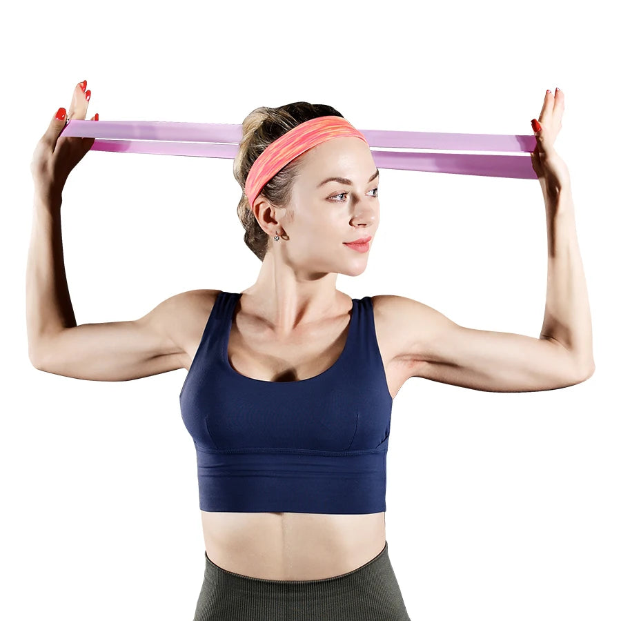 5-Level Resistance Bands Set — Mini Loop Latex Bands for Strength Training, Pilates & Yoga