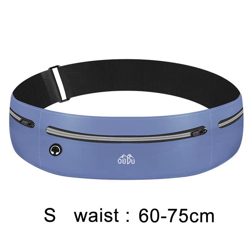 Running Belt Waist Bag for Mobile Phone Women Men Sport Fanny Pack Cell Phone Pouch Waterproof Jogging Gym