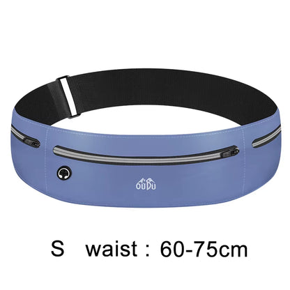 Running Belt Waist Bag for Mobile Phone Women Men Sport Fanny Pack Cell Phone Pouch Waterproof Jogging Gym