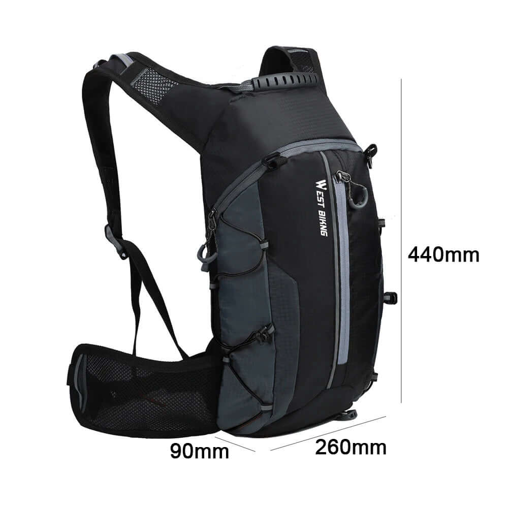 Waterproof Backpack designed for outdoor activities, featuring a rugged, lightweight design and breathable material.