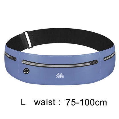 Running Belt Waist Bag for Mobile Phone Women Men Sport Fanny Pack Cell Phone Pouch Waterproof Jogging Gym