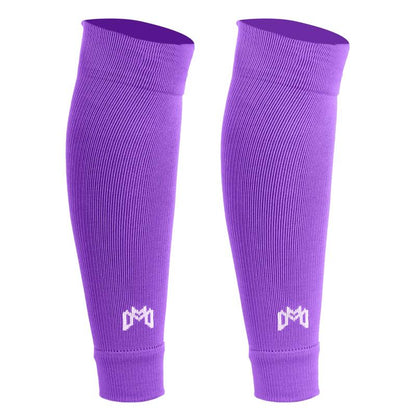 Medicaptain Pre-Cut Soccer Sleeve Socks for Adults and Youth, Companion for Soccer Grip Socks, Securely Holds Shin Guards