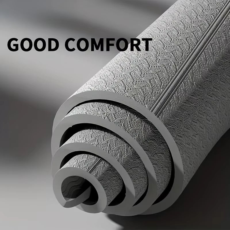 Foldable Non-Slip TPE Yoga Mat – Lightweight Waterproof Exercise Mat