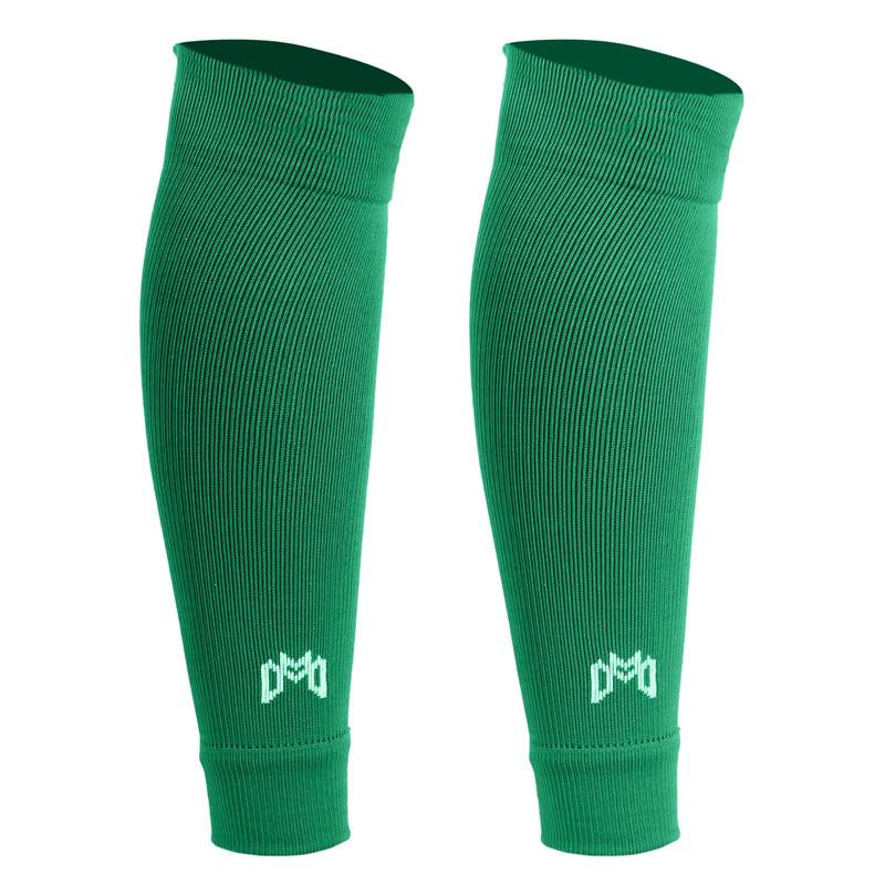 Medicaptain Pre-Cut Soccer Sleeve Socks for Adults and Youth, Companion for Soccer Grip Socks, Securely Holds Shin Guards