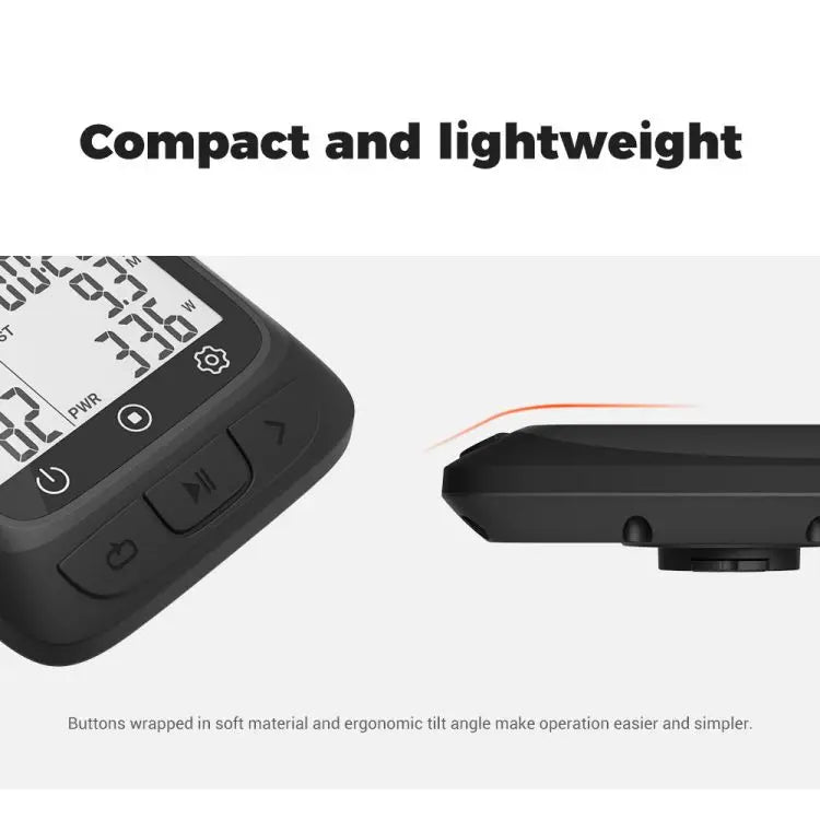 Coospo Bike Computer Wireless GPS Bicycle Speedometer and Odometer with ANT+ Heart Rate Monitor Cadence Sensor BT 5.0 Compatible
