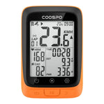 Coospo Bike Computer Wireless GPS Bicycle Speedometer and Odometer with ANT+ Heart Rate Monitor Cadence Sensor BT 5.0 Compatible