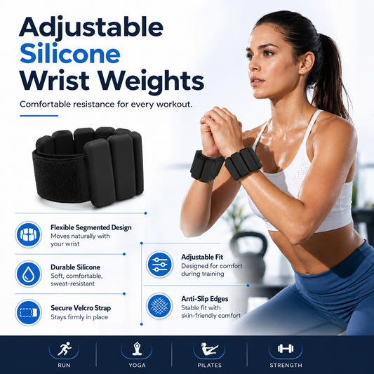 2 lb Adjustable Wrist & Ankle Weights