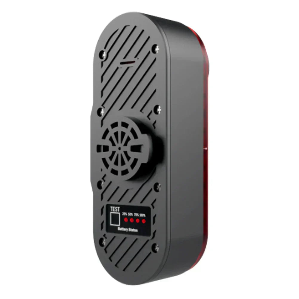 Battery-Powered Rear Cycling Camera with Tail Lamp