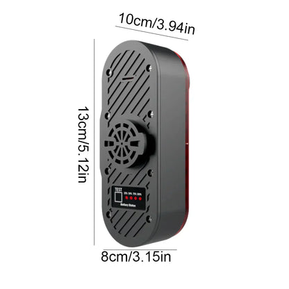 Battery-Powered Rear Cycling Camera with Tail Lamp