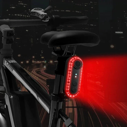 Battery-Powered Rear Cycling Camera with Tail Lamp