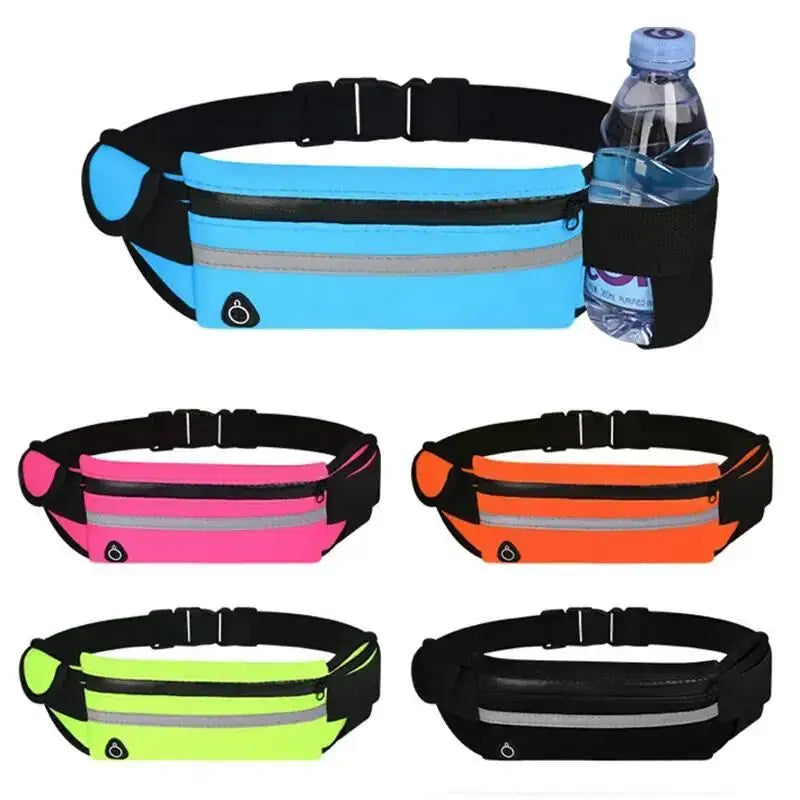 Waterproof Running Waist Bag — Sports Belt Phone Holder for Men & Women, Gym & Cycling Waist Pack