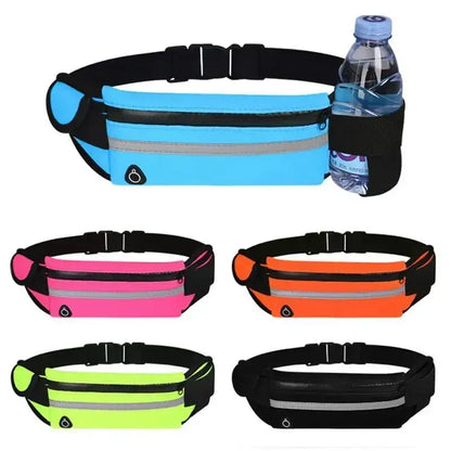 Waterproof Running Waist Bag — Sports Belt Phone Holder for Men & Women, Gym & Cycling Waist Pack