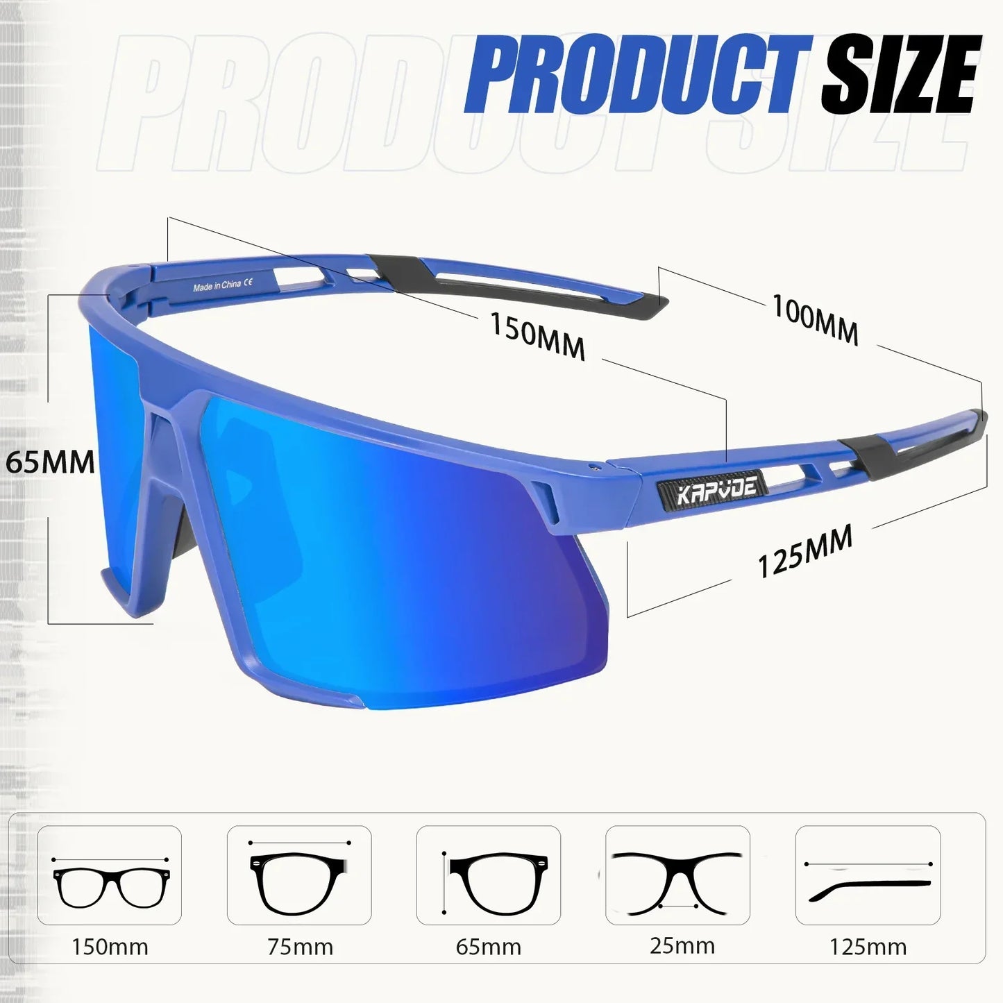 Photochromic Cycling Sunglasses UV400 — MTB & Road Bike Sports Eyewear