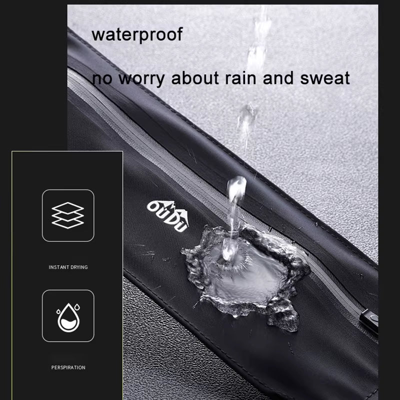 Running Belt Waist Bag for Mobile Phone Women Men Sport Fanny Pack Cell Phone Pouch Waterproof Jogging Gym