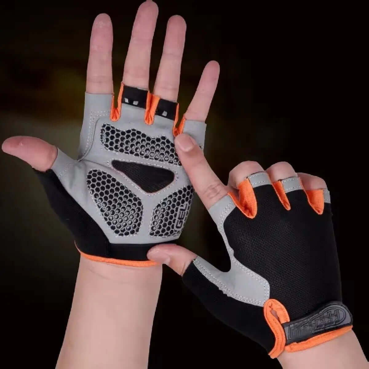 Cycling Gloves anti Slip Half Fingerless 