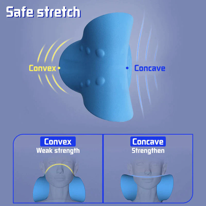 neck and shoulder traction pillow