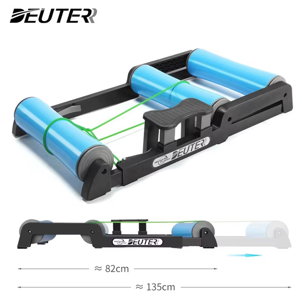 Bike Roller Trainer MTB Road Cycling Platform Trainer Adjustable Riding Platform Aluminium Alloy Mute Indoor Exercise Home Gym