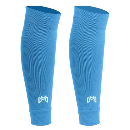 Medicaptain Pre-Cut Soccer Sleeve Socks for Adults and Youth, Companion for Soccer Grip Socks, Securely Holds Shin Guards