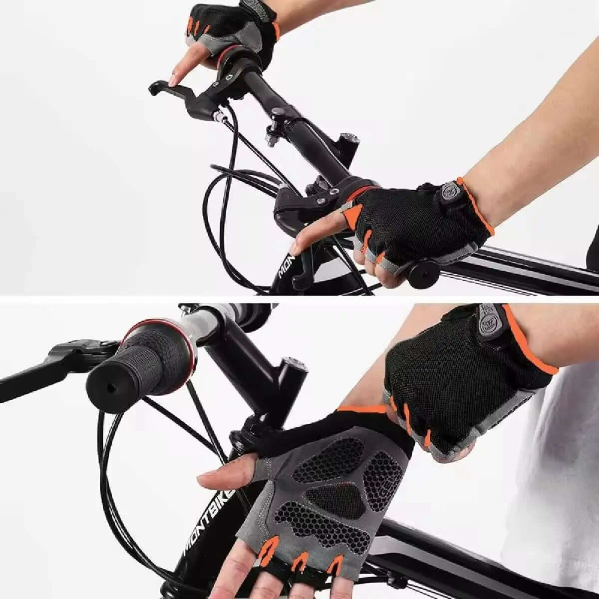 Cycling Gloves anti Slip Half Fingerless 