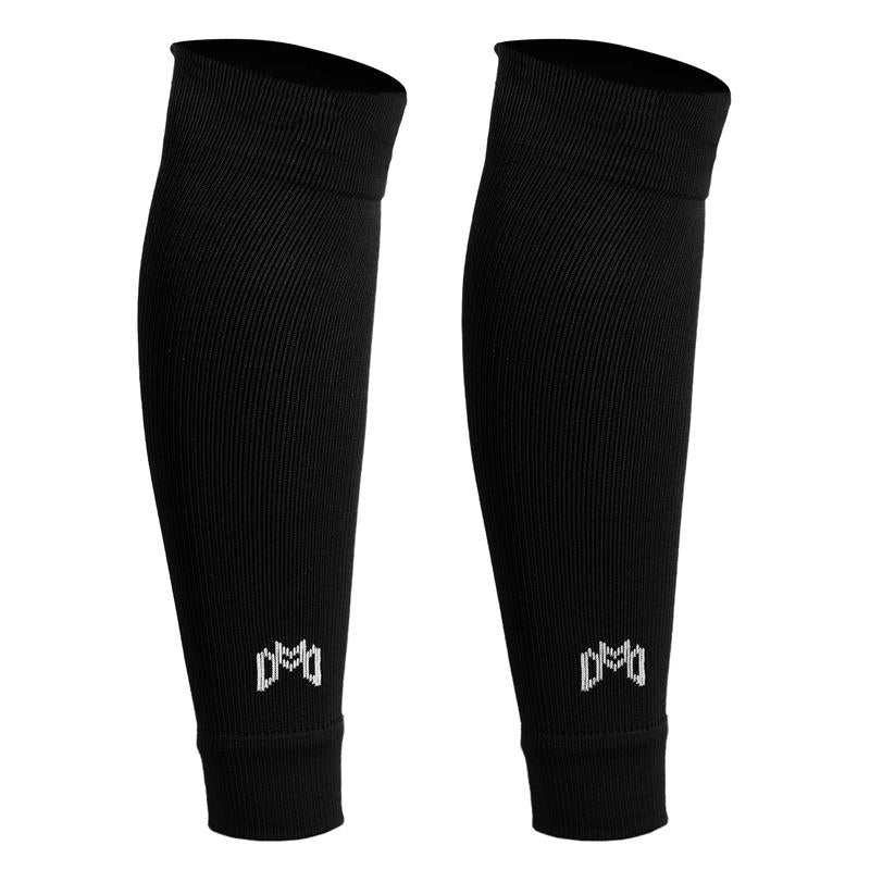 Medicaptain Pre-Cut Soccer Sleeve Socks for Adults and Youth, Companion for Soccer Grip Socks, Securely Holds Shin Guards