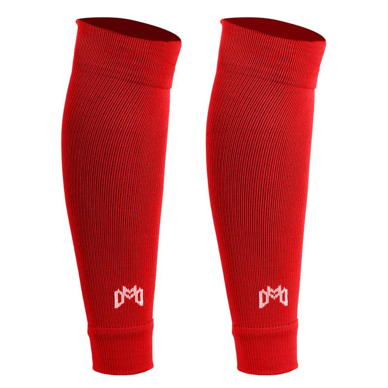 Medicaptain Pre-Cut Soccer Sleeve Socks for Adults and Youth, Companion for Soccer Grip Socks, Securely Holds Shin Guards