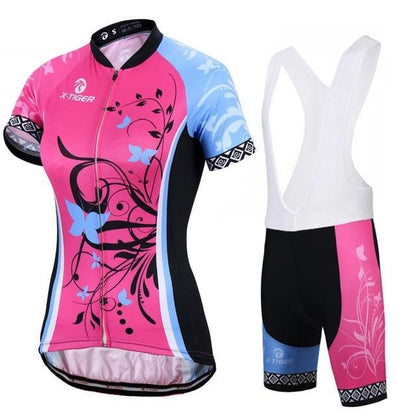 Summer Women MTB Bike Cycling Clothing Set