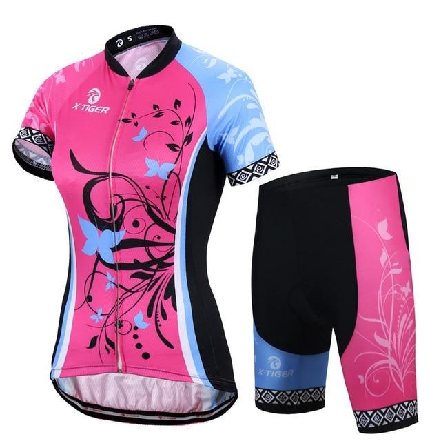 Summer Women MTB Bike Cycling Clothing Set